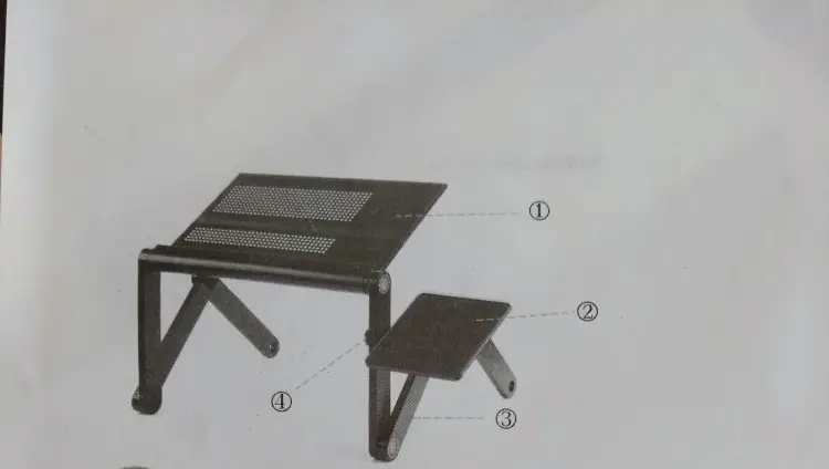 Sit stand height adjustable desk - Newoer Ultra Large Adjustable Laptop Table Desk