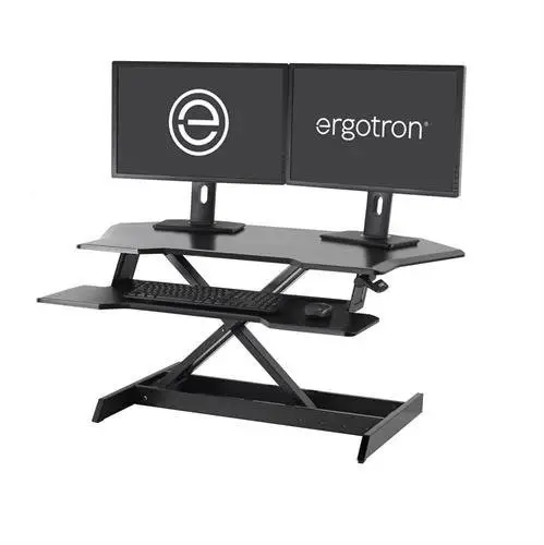 Ergotron Workfit corner standing desk converter - image