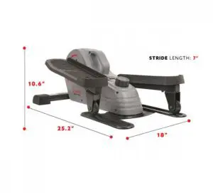 Sunny stand up elliptical dimensions
