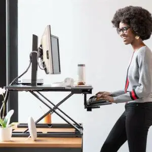 Home Office Fitness Gifts -Ergotron Wrokfit TX standing desk converter