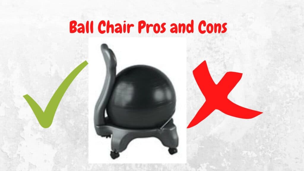 Ball Chair Pros and Cons Gaiam balance ball chair black 
