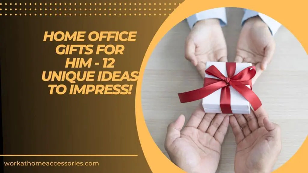 Home Office Gifts For Him - Gift box passed from one pair of hands to another